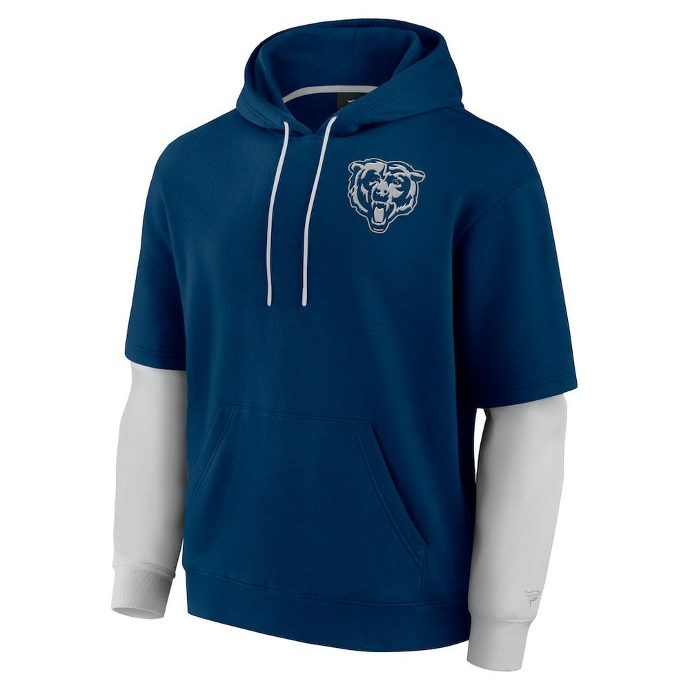 Unisex Sleek Elements Pullover Hoodie - Chicago Bears Hoodies