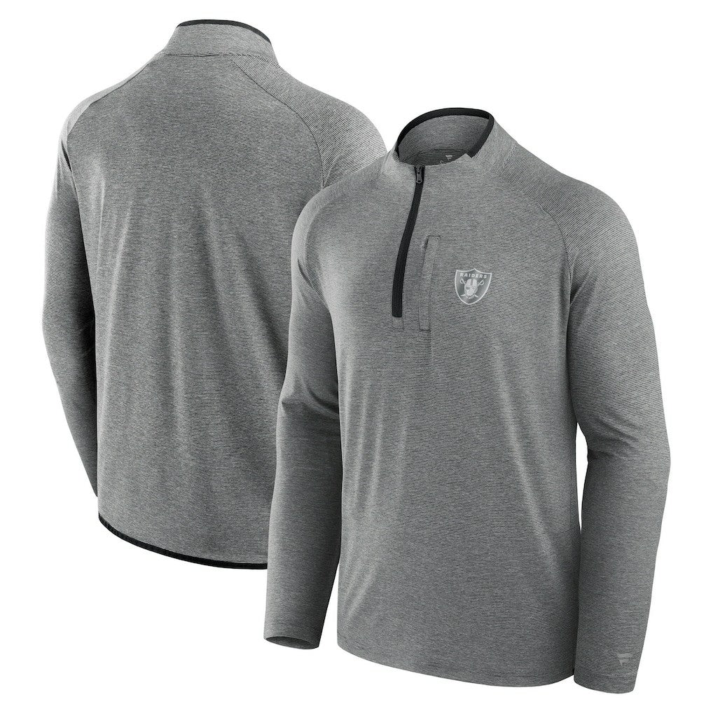 Unisex Front Office Performance Primary Quarter-Zip Jacket - Las Vegas Raiders Jackets