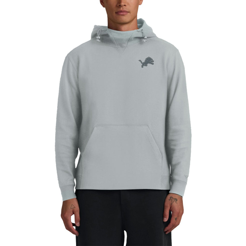 Unisex Front Office Tonal Tri-Blend Pullover Hoodie - Detroit Lions Hoodies