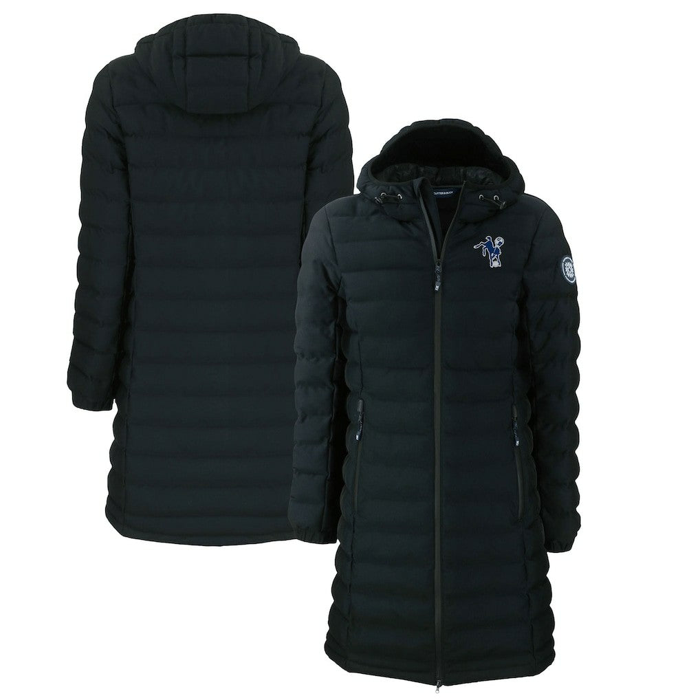 Cutter & Buck Women's Throwback Logo Mission Ridge Repreve Eco Insulated Full-Zip Puffer Jacket - Indianapolis Colts Jackets