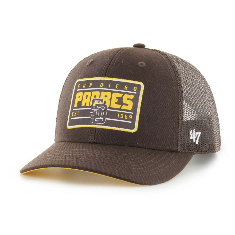 Brown San Diego Padres '47 Hardline Trucker Adjustable Hat