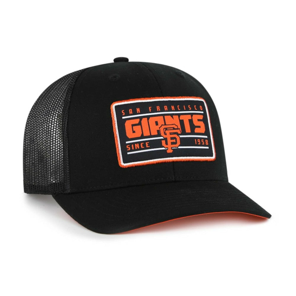 Black San Francisco Giants '47 Hardline Trucker Adjustable Hat
