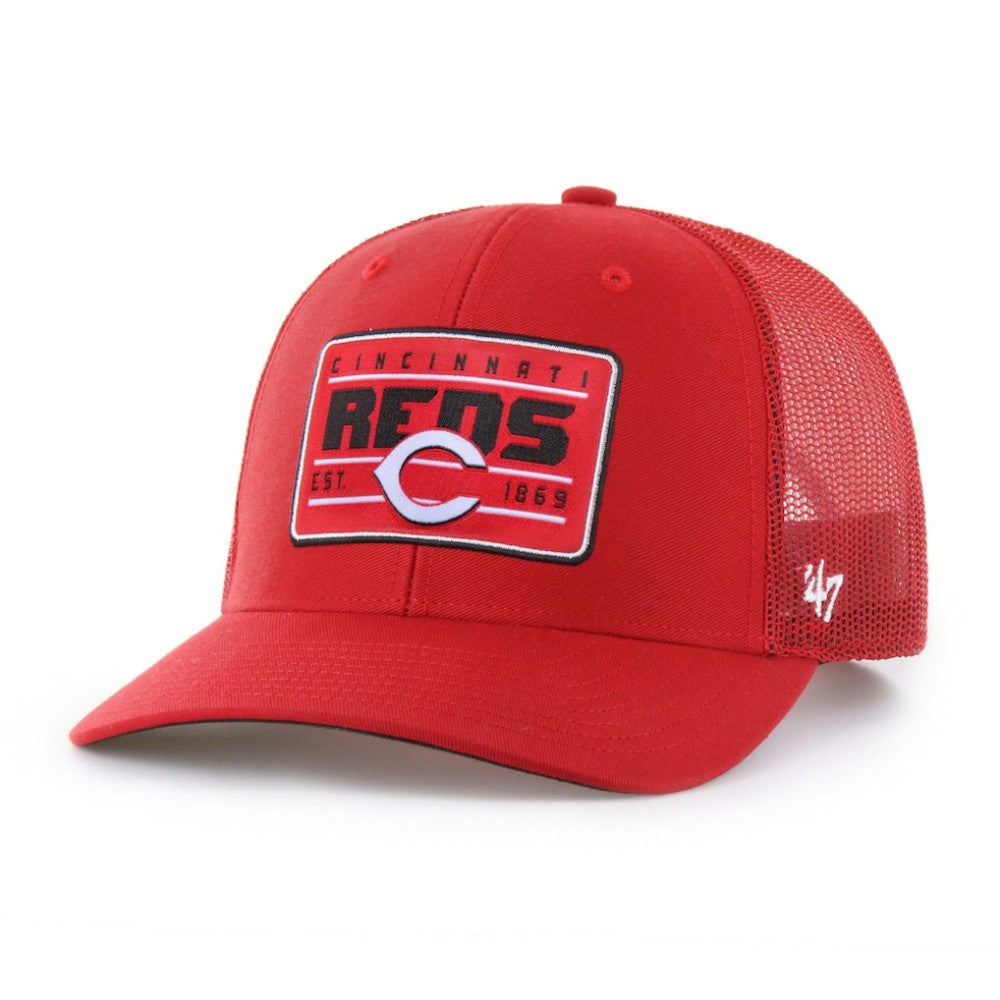 Red Cincinnati Reds '47 Hardline Trucker Adjustable Hat
