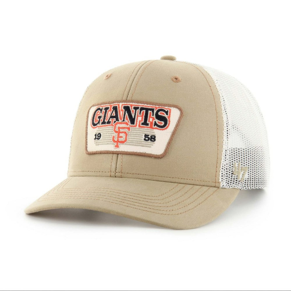 Khaki San Francisco Giants '47 Ridgewood Trucker Adjustable Hats