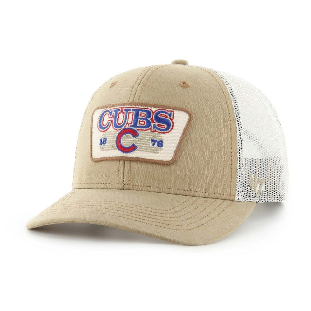 Khaki Chicago Cubs '47 Ridgewood Trucker Adjustable Hats
