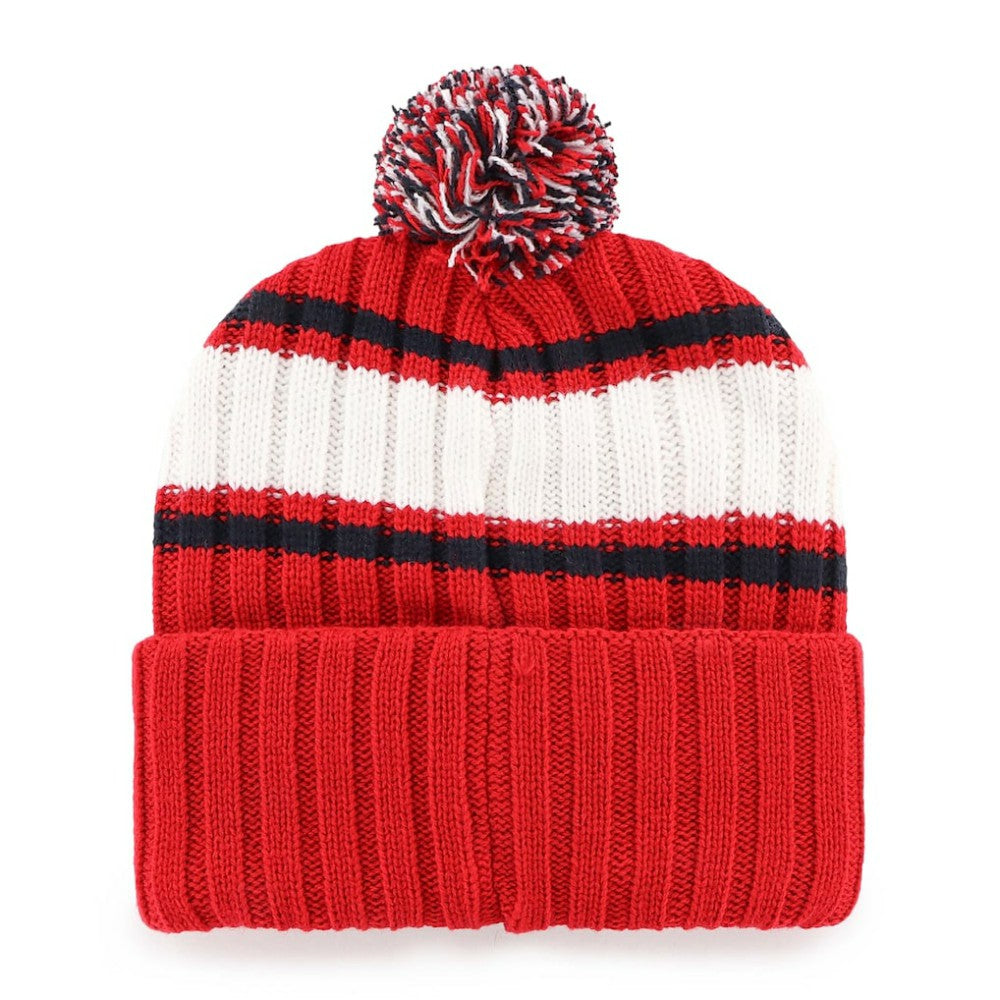 Red St. Louis Cardinals '47 Plateau Cuffed Knit Hat with Pom