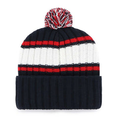 Navy Boston Red Sox '47 Plateau Cuffed Knit Hat with Pom