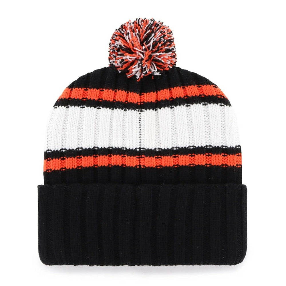 Black San Francisco Giants '47 Plateau Cuffed Knit Hat with Pom