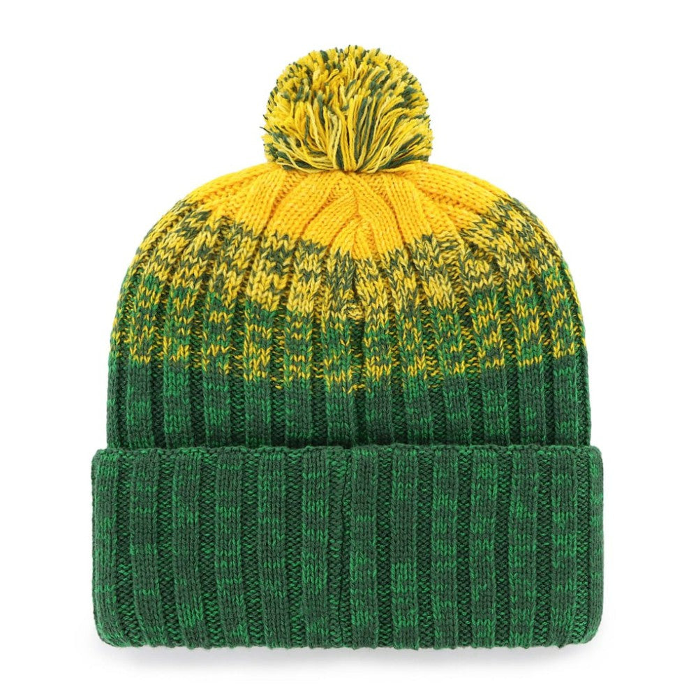 Green Oakland Athletics '47 Cascade Cuffed Knit Hat with Pom