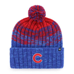 Royal Chicago Cubs '47 Cascade Cuffed Knit Hat with Pom