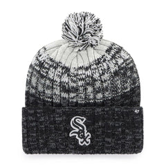 Black Chicago White Sox '47 Cascade Cuffed Knit Hat with Pom