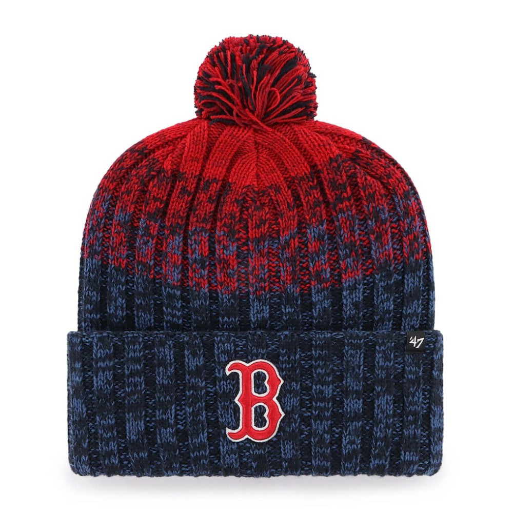 Navy Boston Red Sox '47 Cascade Cuffed Knit Hat with Pom
