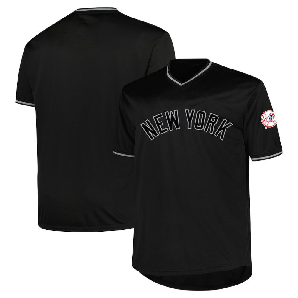 Black New York Yankees Profile Big & Tall Pop Fashion Jersey