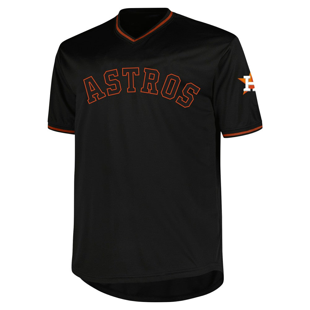 Black Houston Astros Profile Big & Tall Pop Fashion Jersey