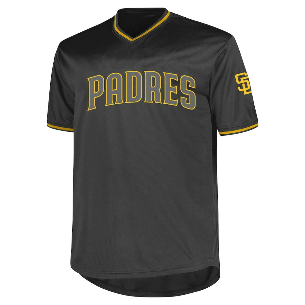 Charcoal San Diego Padres Profile Big & Tall Pop Fashion Jersey