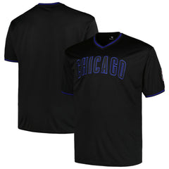 Black Chicago Cubs Profile Big & Tall Pop Fashion Jersey