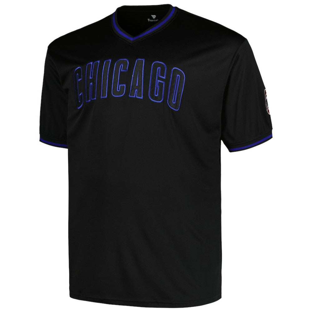 Black Chicago Cubs Profile Big & Tall Pop Fashion Jersey