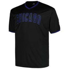 Black Chicago Cubs Profile Big & Tall Pop Fashion Jersey
