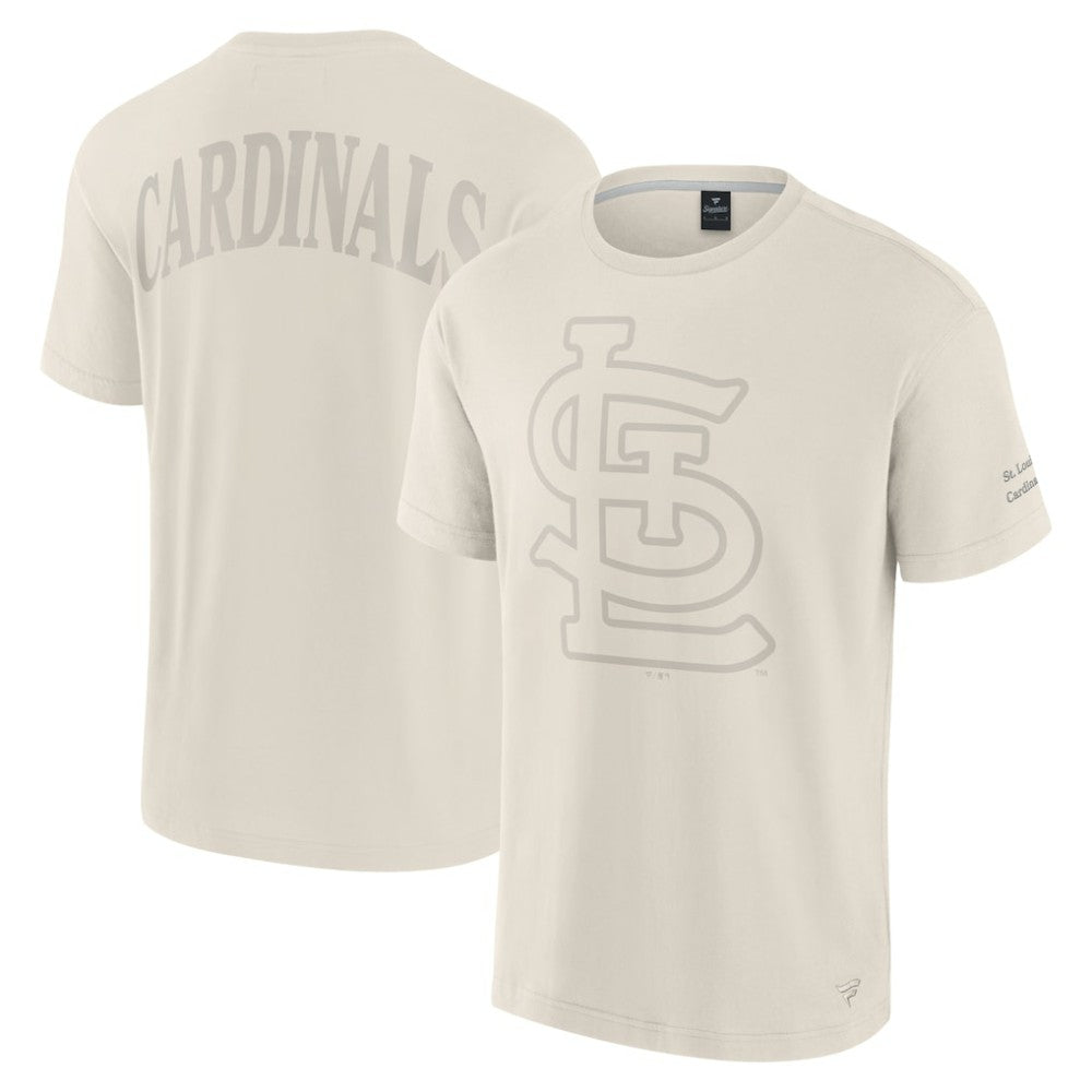 Cream St. Louis Cardinals Fanatics Elements Iconic T-Shirt