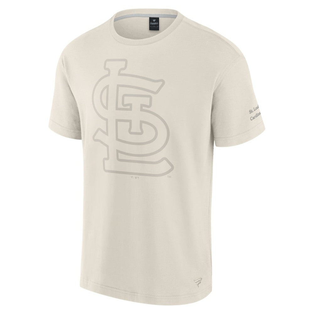 Cream St. Louis Cardinals Fanatics Elements Iconic T-Shirt