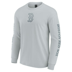 Gray Boston Red Sox Fanatics Elements Strive Long Sleeve T-Shirt