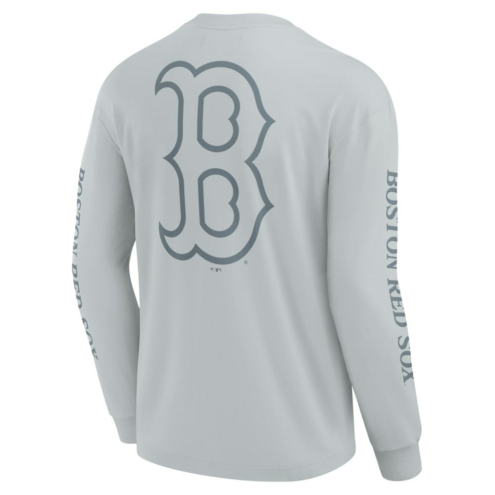 Gray Boston Red Sox Fanatics Elements Strive Long Sleeve T-Shirt