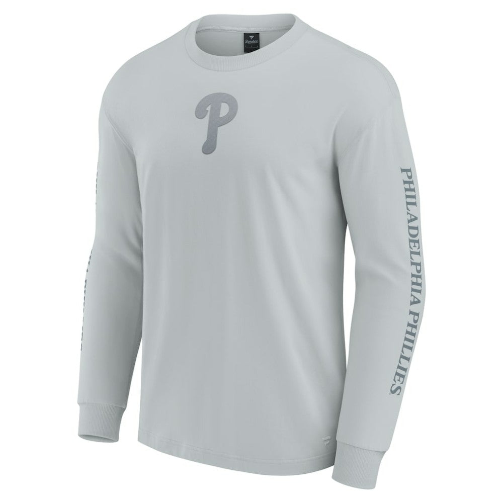 Gray Philadelphia Phillies Fanatics Elements Strive Long Sleeve T-Shirt