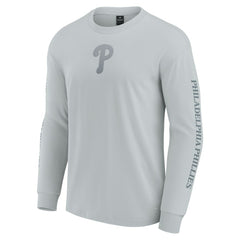 Gray Philadelphia Phillies Fanatics Elements Strive Long Sleeve T-Shirt