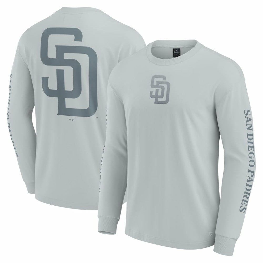 Gray San Diego Padres Fanatics Elements Strive Long Sleeve T-Shirt