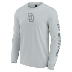 Gray San Diego Padres Fanatics Elements Strive Long Sleeve T-Shirt