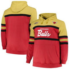 Mitchell & Ness Chicago Bulls Big & Tall Hardwood Classics Head Coach Pullover Hoodie