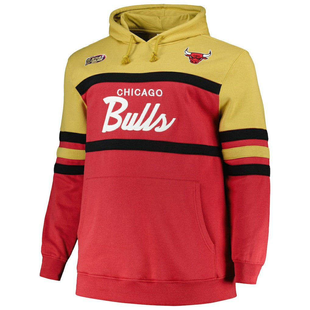 Mitchell & Ness Chicago Bulls Big & Tall Hardwood Classics Head Coach Pullover Hoodie