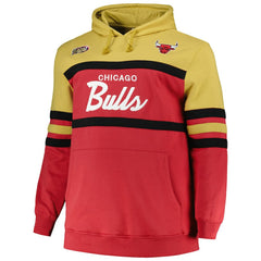 Mitchell & Ness Chicago Bulls Big & Tall Hardwood Classics Head Coach Pullover Hoodie
