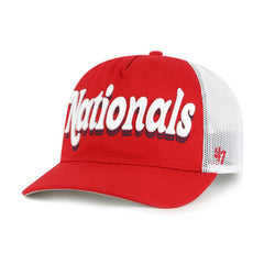 Red Washington Nationals '47 Women's Biloxi Hitch Adjustable Hat