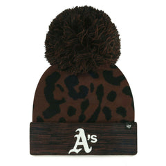 Brown Athletics '47 Women's Rosette Cuffed Knit Hat with Pom