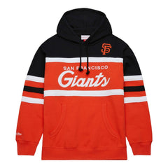 Orange/Black San Francisco Giants Mitchell & Ness Head Coach Pullover Hoodie