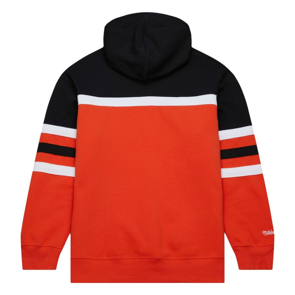 Orange/Black San Francisco Giants Mitchell & Ness Head Coach Pullover Hoodie