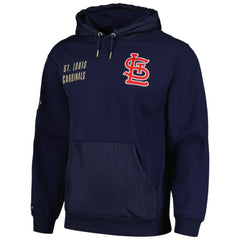 Navy St. Louis Cardinals Mitchell & Ness Team OG 2.0 Current Logo Pullover Hoodie