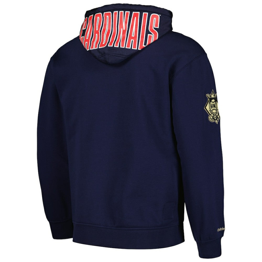 Navy St. Louis Cardinals Mitchell & Ness Team OG 2.0 Current Logo Pullover Hoodie