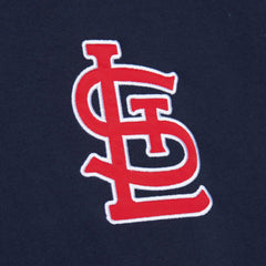 Navy St. Louis Cardinals Mitchell & Ness Team OG 2.0 Current Logo Pullover Hoodie