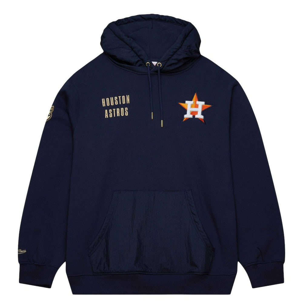 Navy Houston Astros Mitchell & Ness Team OG 2.0 Current Logo Pullover Hoodie