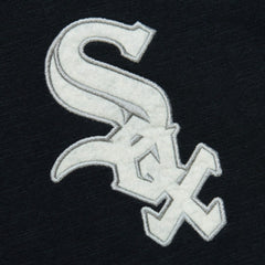 Black Chicago White Sox Mitchell & Ness Cooperstown Collection Legendary Raglan Slub Henley 3/4-Sleeve T-Shirt
