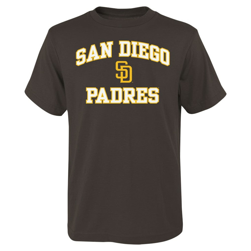 Brown San Diego Padres Youth Heart & Soul T-Shirt