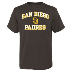 Brown San Diego Padres Youth Heart & Soul T-Shirt