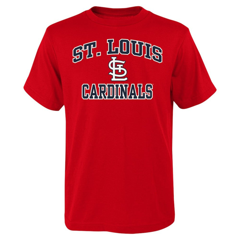 Red St. Louis Cardinals Youth Heart & Soul T-Shirt