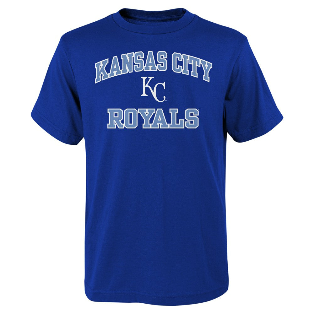 Royal Kansas City Royals Youth Heart & Soul T-Shirt
