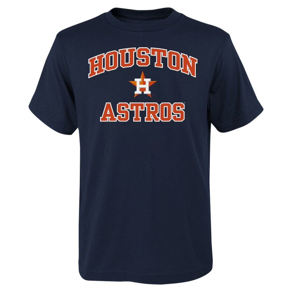 Navy Houston Astros Youth Heart & Soul T-Shirt