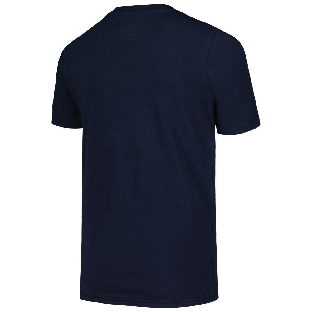 Navy Cleveland Guardians Youth Heart & Soul T-Shirt