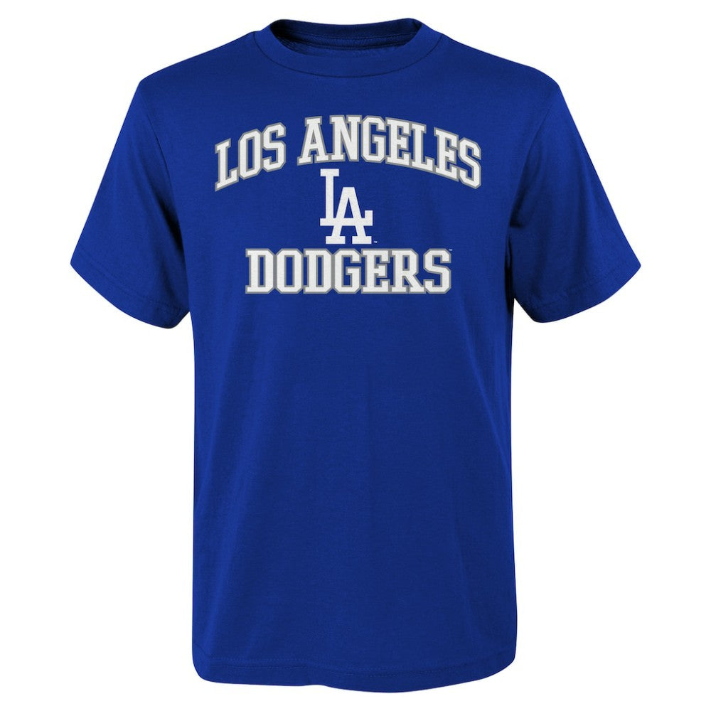 Royal Los Angeles Dodgers Youth Heart & Soul T-Shirt