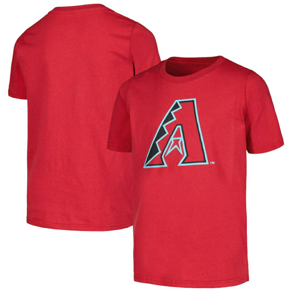 Red Arizona Diamondbacks Youth Primary Logo T-Shirt